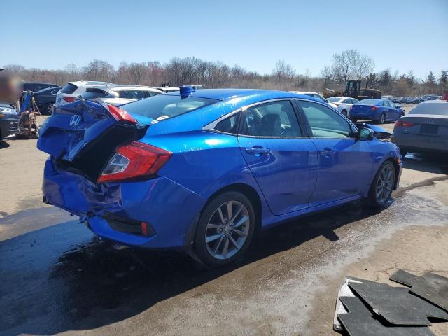 19XFC1F79LE018049 - 2020 HONDA CIVIC EXL BLUE photo 3