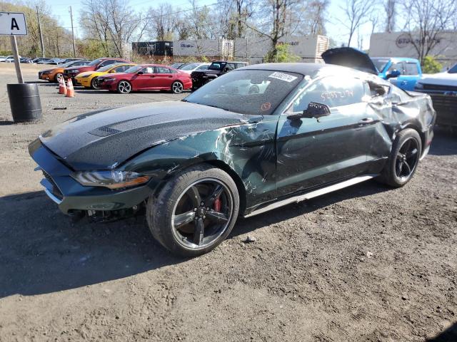 1FA6P8K0XK5505167 - 2019 FORD MUSTANG BULLITT GREEN photo 1