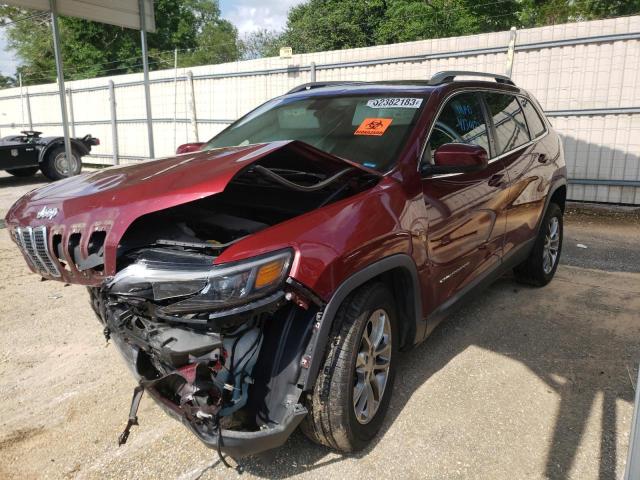 1C4PJLLB4KD202409 - 2019 JEEP CHEROKEE LATITUDE PLUS MAROON photo 1