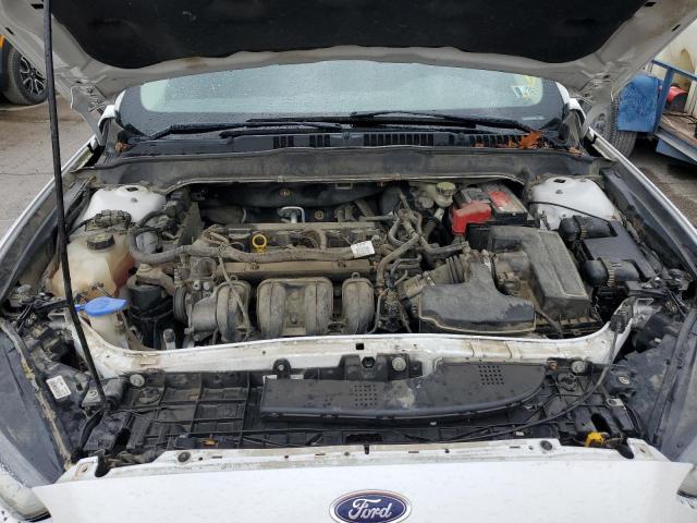 1FA6P0G76E5364691 - 2014 FORD FUSION S WHITE photo 11