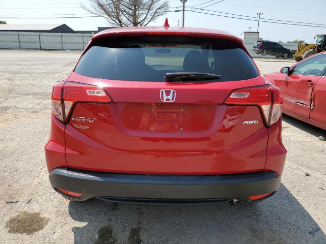 3CZRU6H53GM736950 - 2016 HONDA HR-V EX RED photo 6