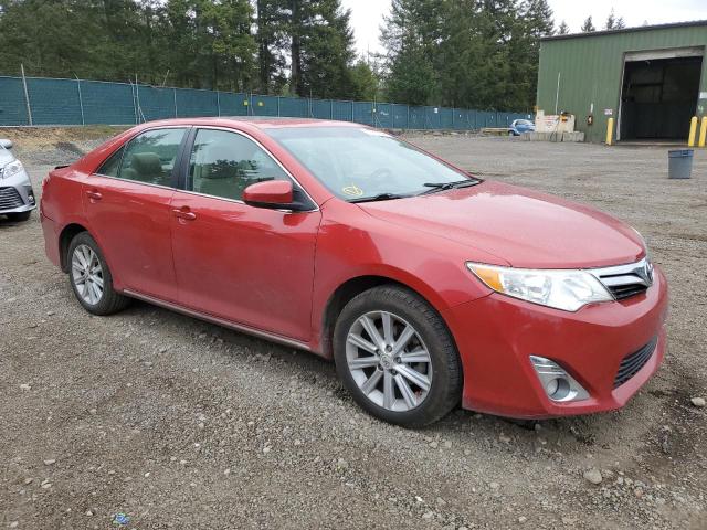 4T1BF1FKXCU586883 - 2012 TOYOTA CAMRY BASE RED photo 4