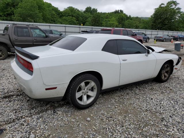 2C3CDYAG7EH289526 - 2014 DODGE CHALLENGER SXT WHITE photo 3