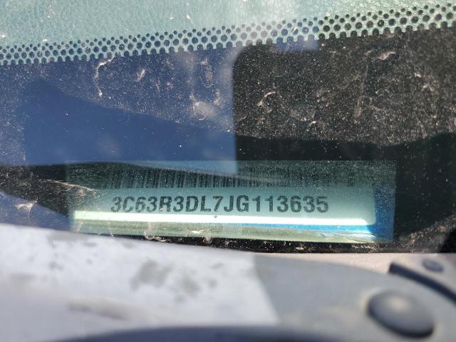 3C63R3DL7JG113635 - 2018 RAM 3500 SLT BLUE photo 12