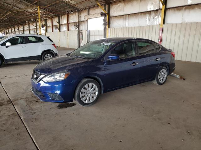 3N1AB7AP9HY360679 - 2017 NISSAN SENTRA S BLUE photo 1