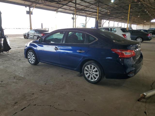 3N1AB7AP9HY360679 - 2017 NISSAN SENTRA S BLUE photo 2