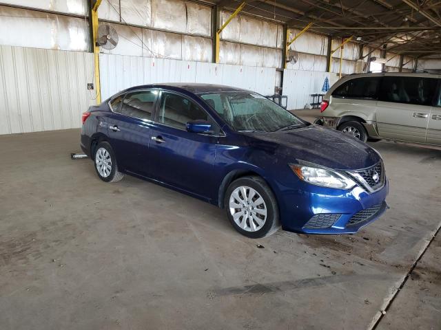 3N1AB7AP9HY360679 - 2017 NISSAN SENTRA S BLUE photo 4