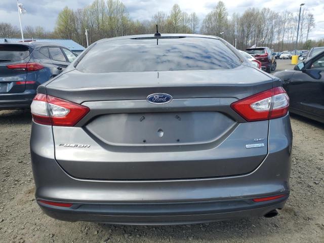 3FA6P0HR1DR255468 - 2013 FORD FUSION SE GRAY photo 6