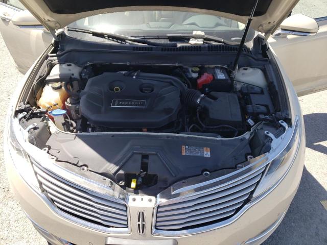 3LN6L2G93ER831528 - 2014 LINCOLN MKZ BEIGE photo 11