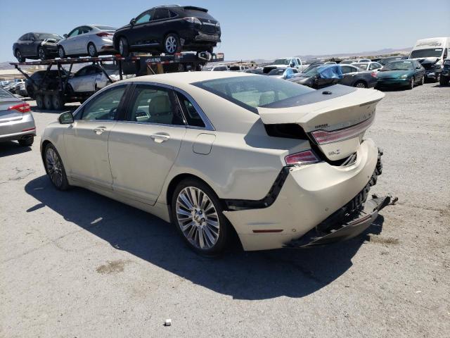 3LN6L2G93ER831528 - 2014 LINCOLN MKZ BEIGE photo 2