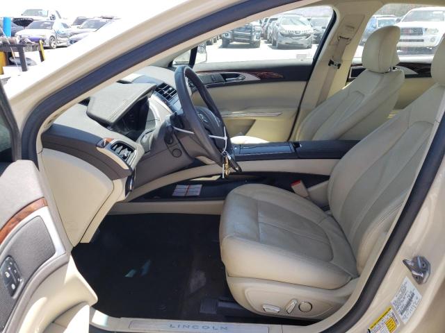 3LN6L2G93ER831528 - 2014 LINCOLN MKZ BEIGE photo 7