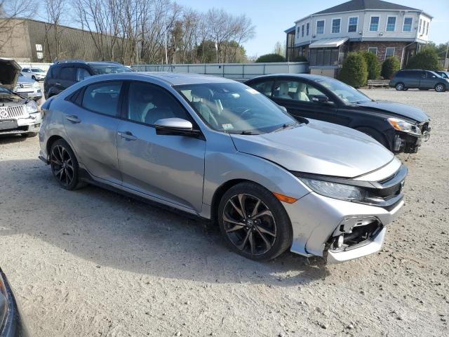 SHHFK7H96HU426738 - 2017 HONDA CIVIC SPORT TOURING SILVER photo 4