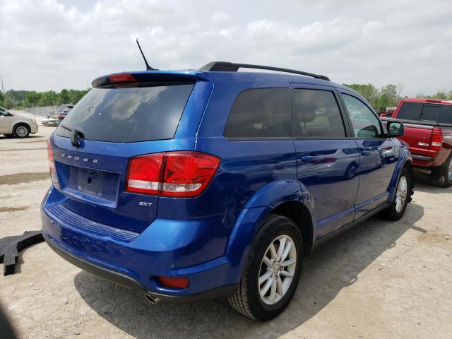 3C4PDDBG1FT554602 - 2015 DODGE JOURNEY SXT BLUE photo 3