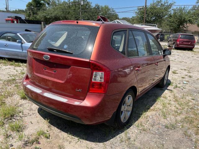 KNAFG525187209517 - 2008 KIA RONDO BASE ORANGE photo 4