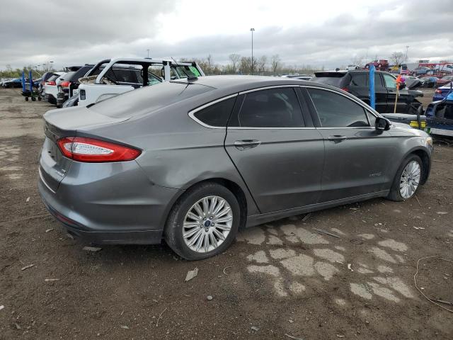 3FA6P0LU4ER296786 - 2014 FORD FUSION SE HYBRID GRAY photo 3