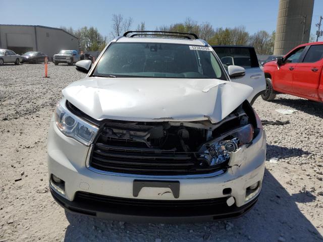 5TDDKRFH1GS264283 - 2016 TOYOTA HIGHLANDER LIMITED WHITE photo 5