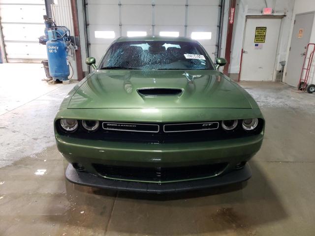 2C3CDZKG2NH160730 - 2022 DODGE CHALLENGER GT GREEN photo 5