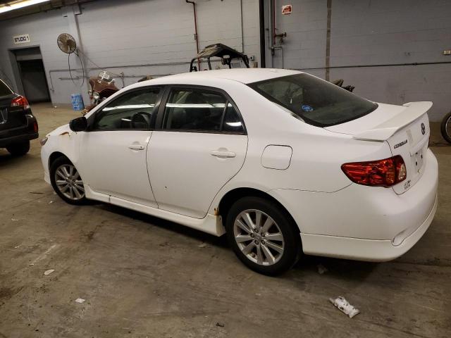 1NXBU4EE6AZ272583 - 2010 TOYOTA COROLLA BASE WHITE photo 2