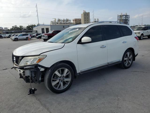 5N1AR2MN3DC639601 - 2013 NISSAN PATHFINDER S WHITE photo 1