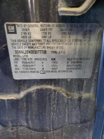 3GNAL2EK6ES677708 - 2014 CHEVROLET CAPTIVA LS 蓝色 照片 14