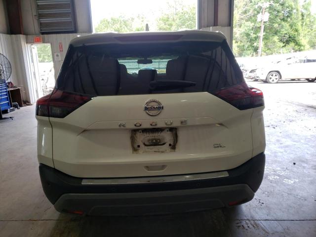 5N1AT3CA9MC831532 - 2021 NISSAN ROGUE SL WHITE photo 6