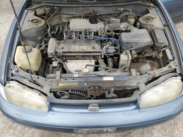 1Y1SK5365PZ007317 - 1993 GEO PRIZM BASE BLUE photo 11