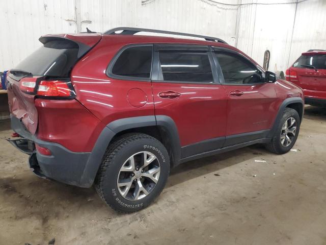 1C4PJMBS9FW509642 - 2015 JEEP CHEROKEE TRAILHAWK MAROON photo 3