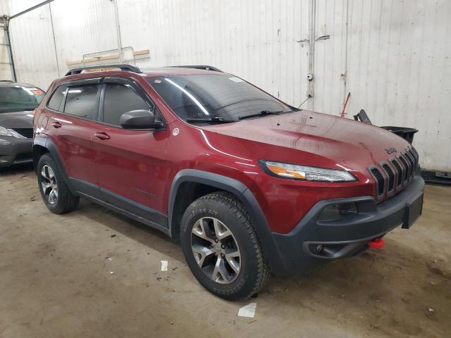 1C4PJMBS9FW509642 - 2015 JEEP CHEROKEE TRAILHAWK MAROON photo 4