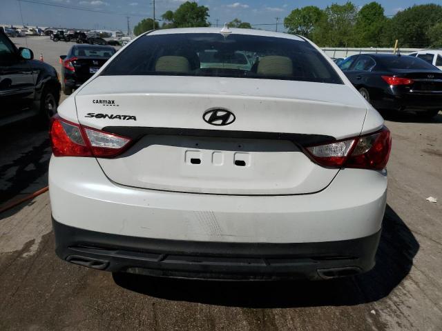 5NPEB4AC1CH450599 - 2012 HYUNDAI SONATA GLS WHITE photo 6