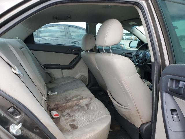 KNAFU4A25B5448260 - 2011 KIA FORTE EX GRAY photo 10