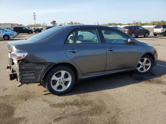 2T1BU4EE5CC861323 - 2012 TOYOTA COROLLA BASE GRAY photo 3