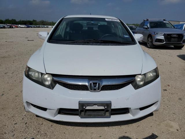 JHMFA362X9S012349 - 2009 HONDA CIVIC HYBRID WHITE photo 5