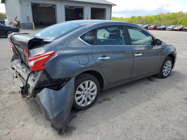 3N1AB7AP0KY241930 - 2019 NISSAN SENTRA S GRAY photo 3