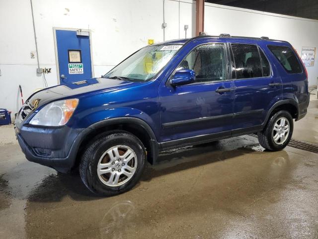 JHLRD78874C059293 - 2004 HONDA CR-V EX BLUE photo 1