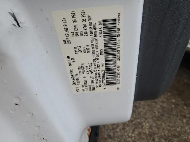 1D7HE22K46S689591 - 2006 DODGE DAKOTA ST WHITE photo 12