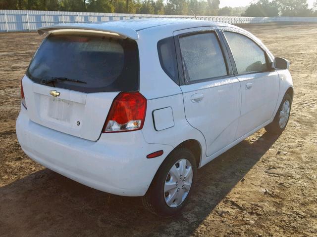 KL1TD66617B753011 - 2007 CHEVROLET AVEO BASE  photo 4