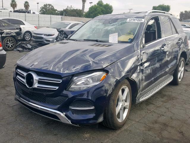 4JGDA5HB4GA770204 - 2016 MERCEDES-BENZ GLE 350 4MATIC  photo 2