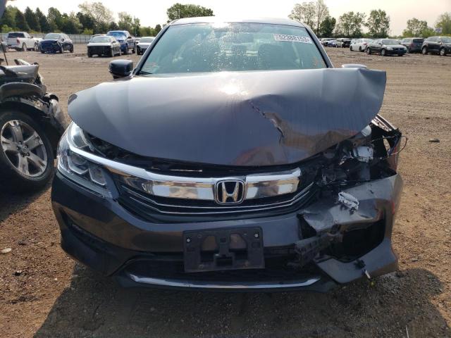 1HGCR2F84HA074377 - 2017 HONDA ACCORD EXL GRAY photo 5