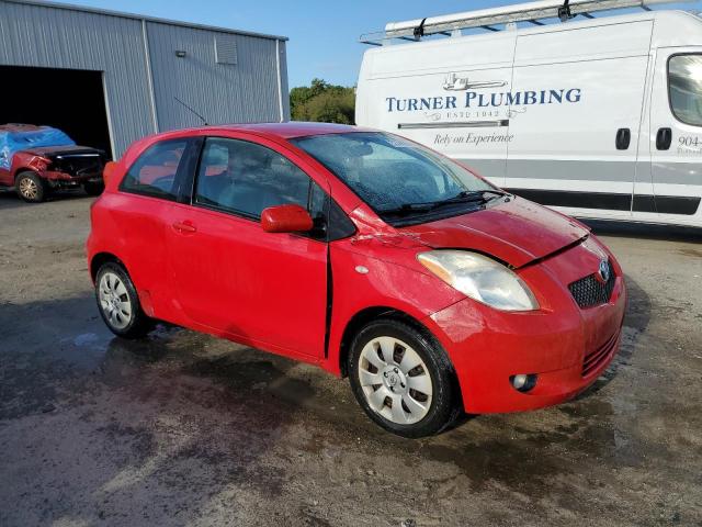 JTDJT923475094162 - 2007 TOYOTA YARIS RED photo 4