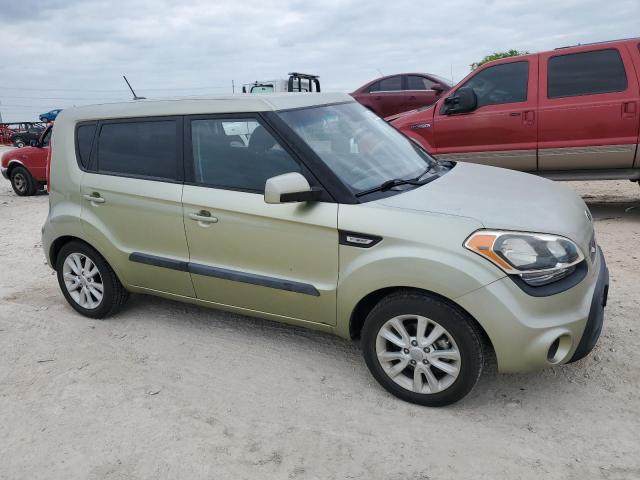 KNDJT2A57D7634369 - 2013 KIA SOUL GREEN photo 4