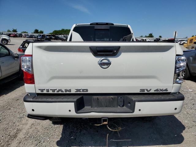 1N6AA1FB9LN511291 - 2020 NISSAN TITAN XD SV WHITE photo 6