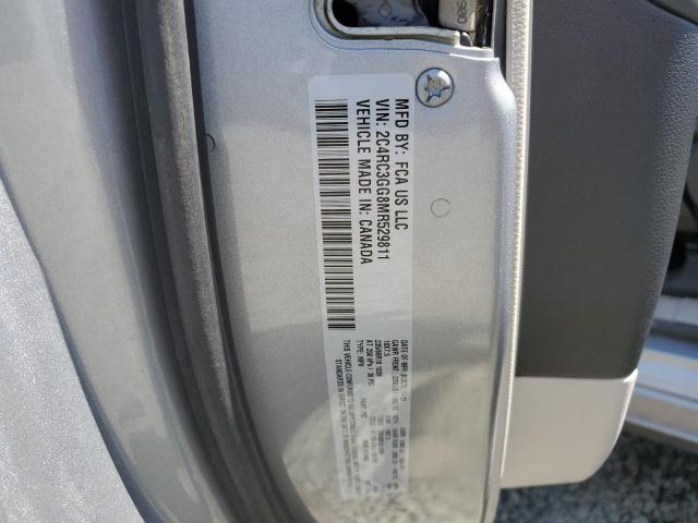 2C4RC3GG8MR529811 - 2021 CHRYSLER PACIFICA LIMITED SILVER photo 12