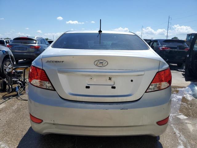 KMHCT4AE5DU358503 - 2013 HYUNDAI ACCENT GLS SILVER photo 6