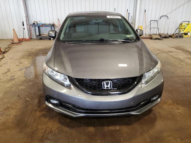 2HGFB2F96DH519823 - 2013 HONDA CIVIC EXL GRAY photo 5