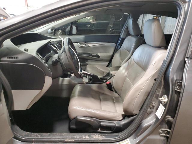 2HGFB2F96DH519823 - 2013 HONDA CIVIC EXL GRAY photo 7