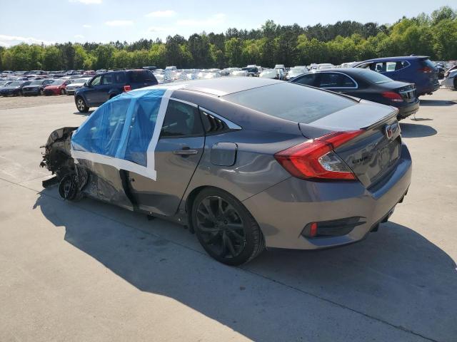 2HGFC2F88KH596436 - 2019 HONDA CIVIC SPORT GRAY photo 2