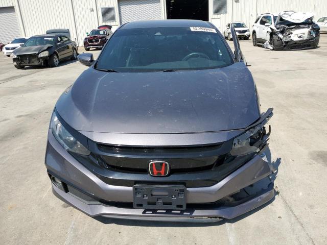 2HGFC2F88KH596436 - 2019 HONDA CIVIC SPORT GRAY photo 5