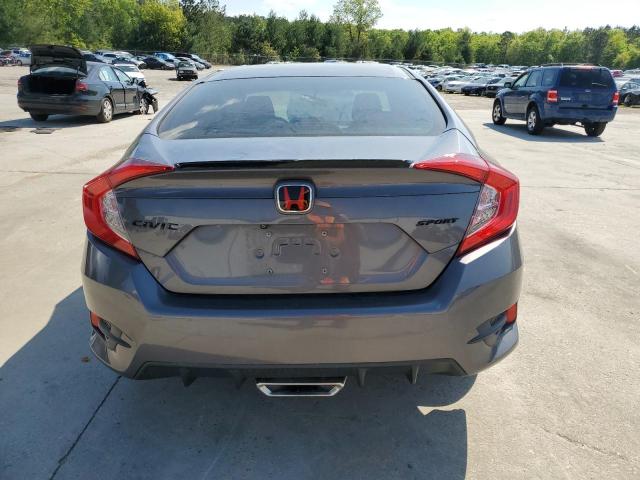 2HGFC2F88KH596436 - 2019 HONDA CIVIC SPORT GRAY photo 6