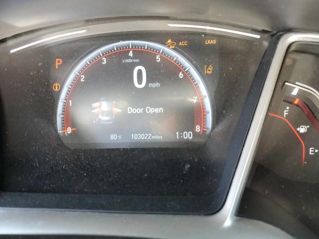 2HGFC2F88KH596436 - 2019 HONDA CIVIC SPORT GRAY photo 9