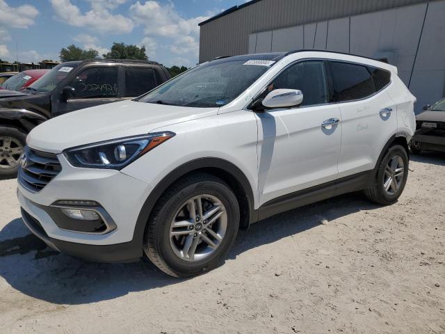 5NMZU3LB6JH059274 - 2018 HYUNDAI SANTA FE S WHITE photo 1